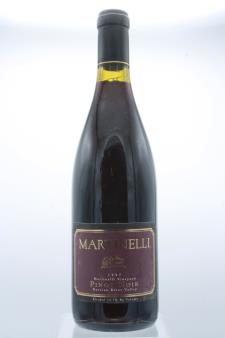Martinelli Pinot Noir Martinelli Vineyard 1997