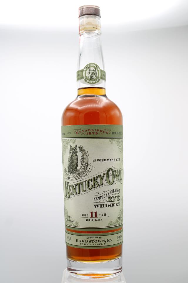 Kentucky Owl Kentucky Straight Rye Whiskey The Wise Man's Rye Small Batch #2 11-Years-Old NV