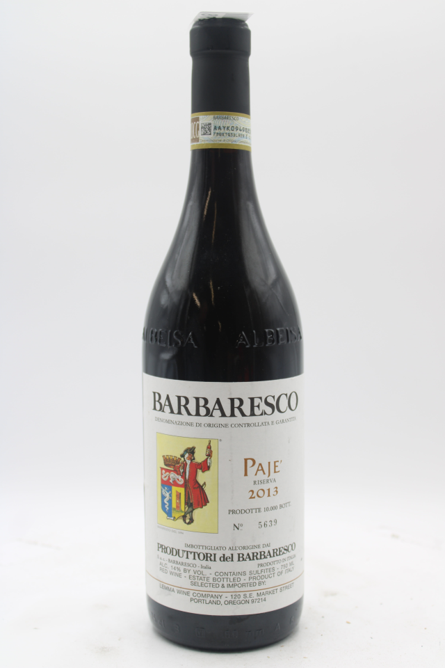 Produttori del Barbaresco Barbaresco Riserva Paje' 2013