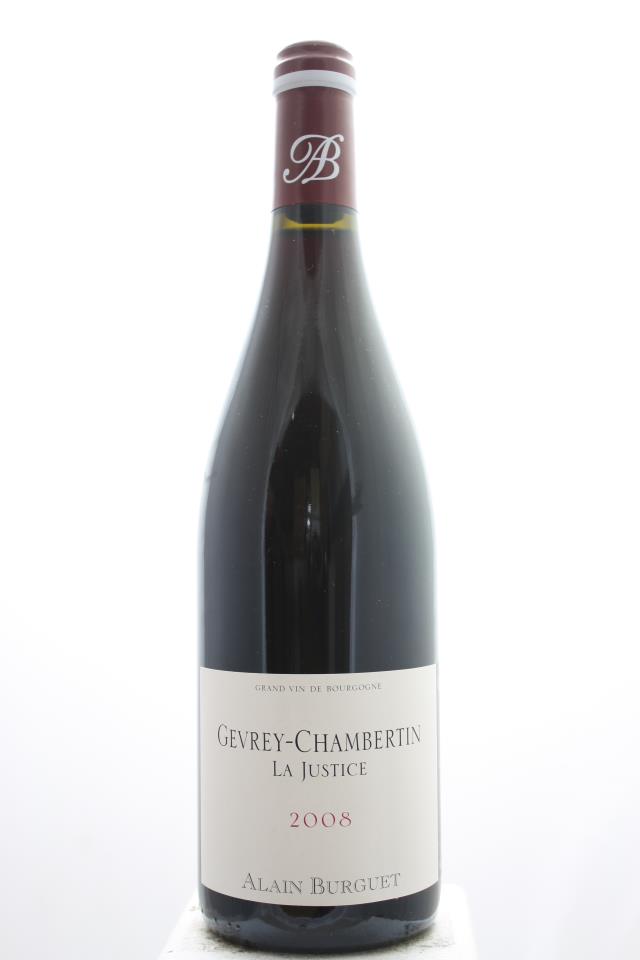 Alain Burguet Gevrey-Chambertin La Justice 2008