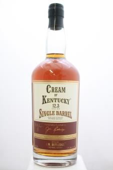 J.W. Rutledge Cream of Kentucky Single Barrel Kentucky Straight Bourbon Whiskey 12.3-Years-Old NV