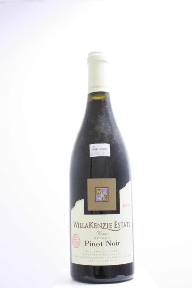 WillaKenzie Estate Pinot Noir Kiana 2003