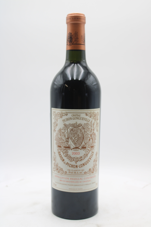Pichon Baron 2003