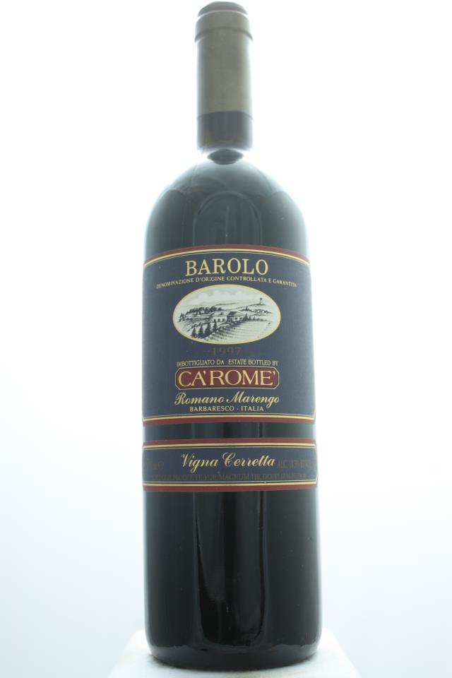 Ca' Rome Barolo Vigna Cerretta Romano Marengo 1997