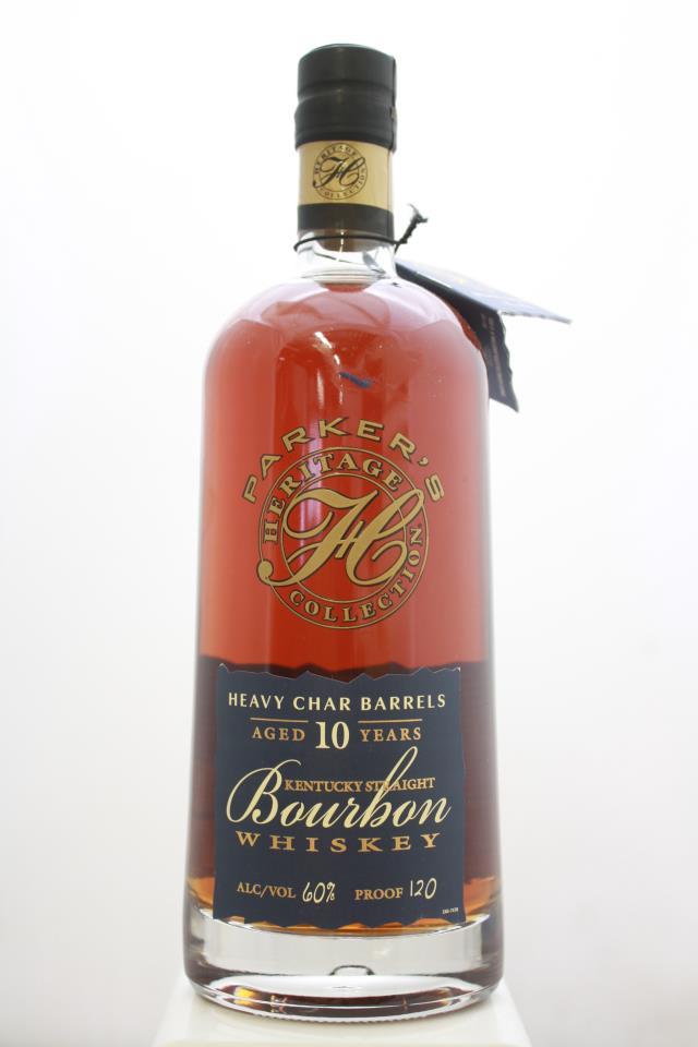 Old Heaven Hill Springs Kentucky Straight Bourbon Whiskey Parker's Heritage Collection Heavy Char Barrels 10-Years-Old NV