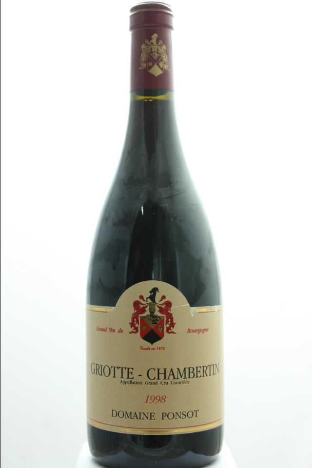 Domaine Ponsot Griotte-Chambertin 1998