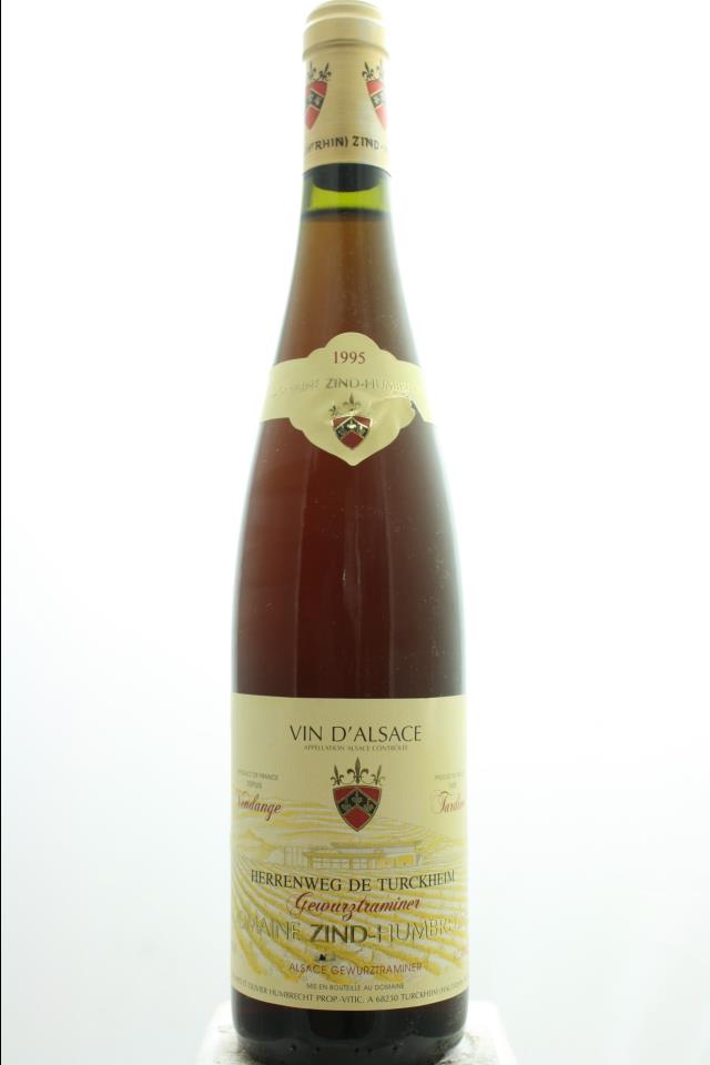 Zind Humbrecht Gewürztraminer Herrenweg de Turckheim Vendange Tardive 1995