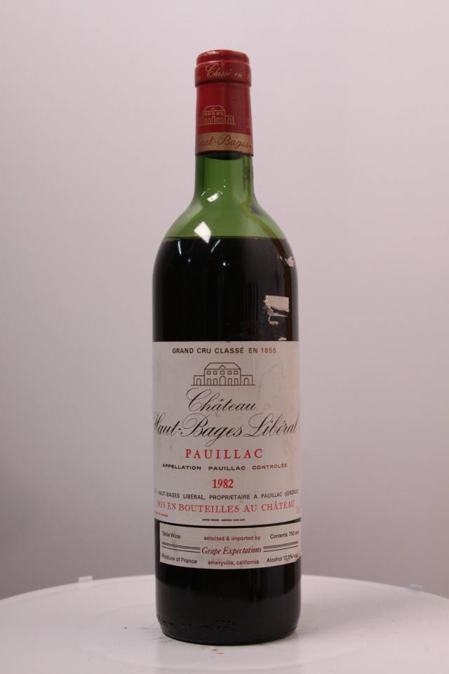 Haut Bages Liberal 1982
