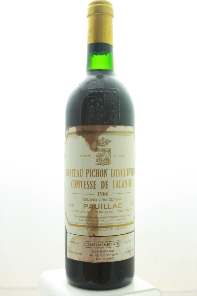 Pichon Lalande 1986
