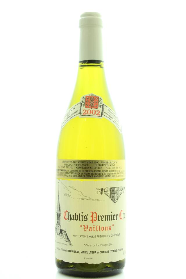 Vincent Dauvissat Chablis Vaillons 2002