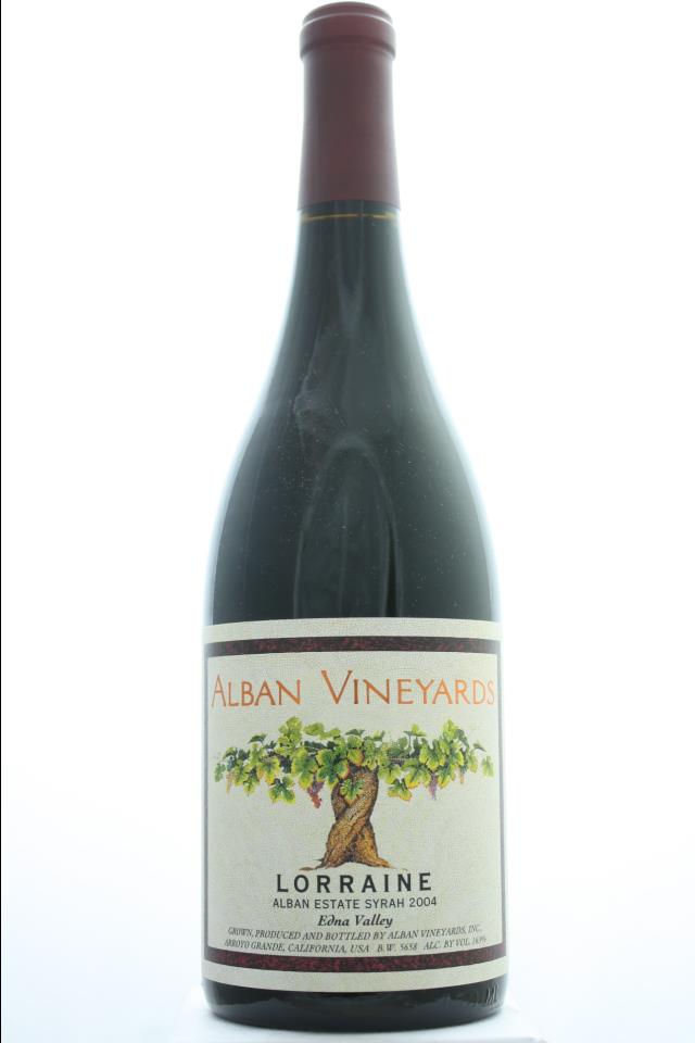 Alban Vineyards Alban Estate Syrah Lorraine 2004