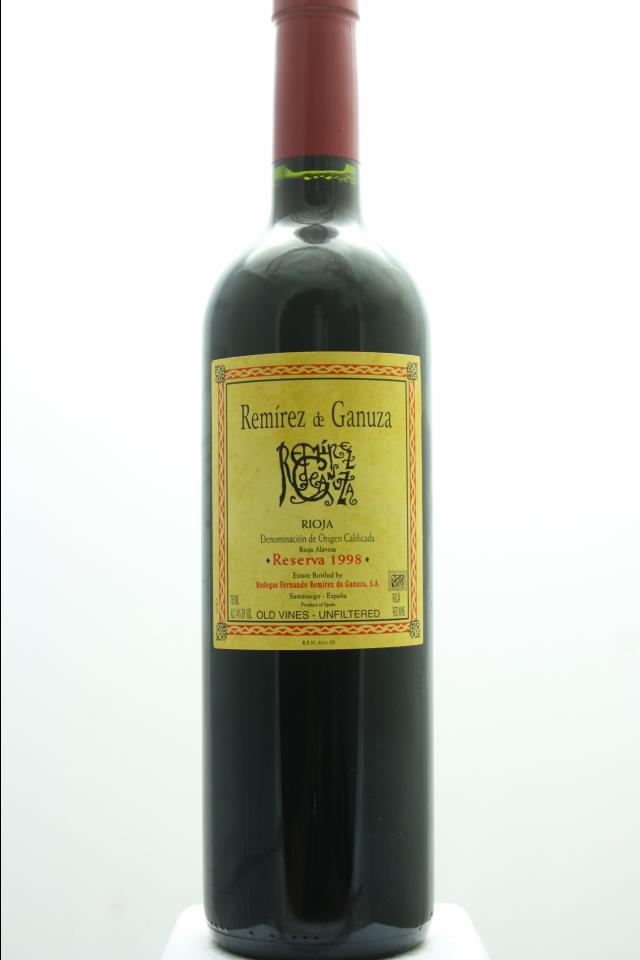 Remírez de Ganuza Rioja Reserva Old Vines 1998