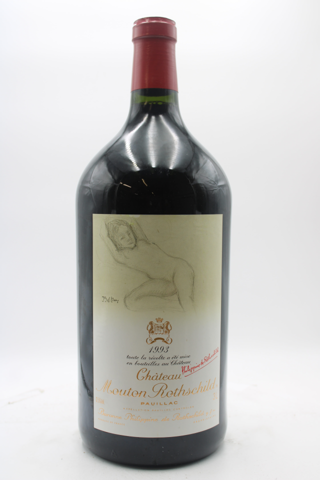 Mouton Rothschild Balthus Label 1993