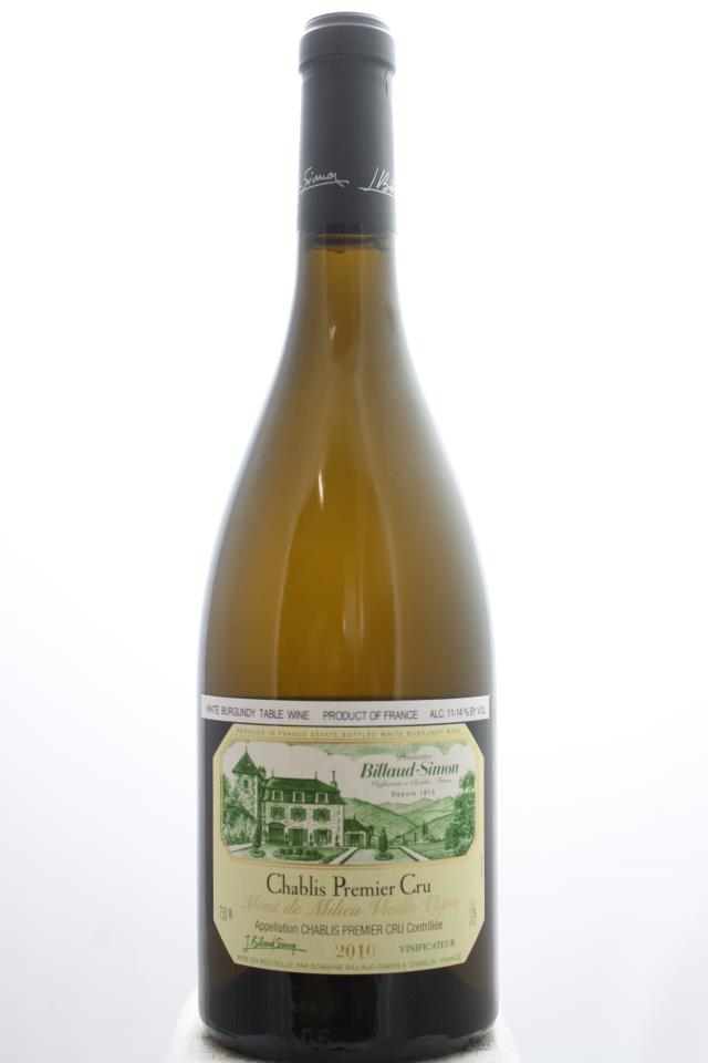 Billaud-Simon Chablis Mont de Milieu Vieilles Vignes 2010