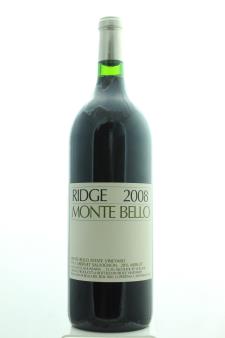 Ridge Vineyards Proprietary Estate Monte Bello 2008