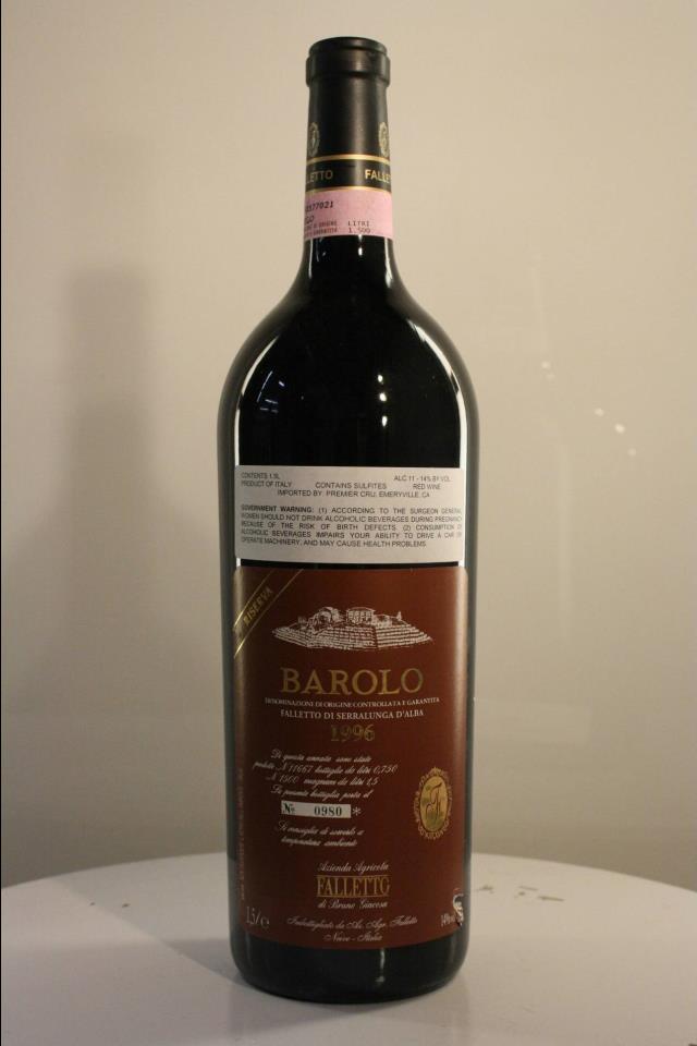 B. Giacosa Barolo Riserva Falletto di Serralunga d`Alba 1996