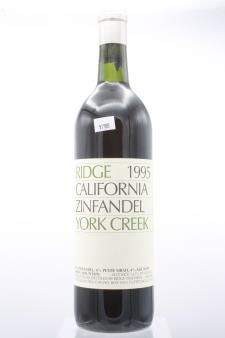 Ridge Vineyards Zinfandel York Creek 1995