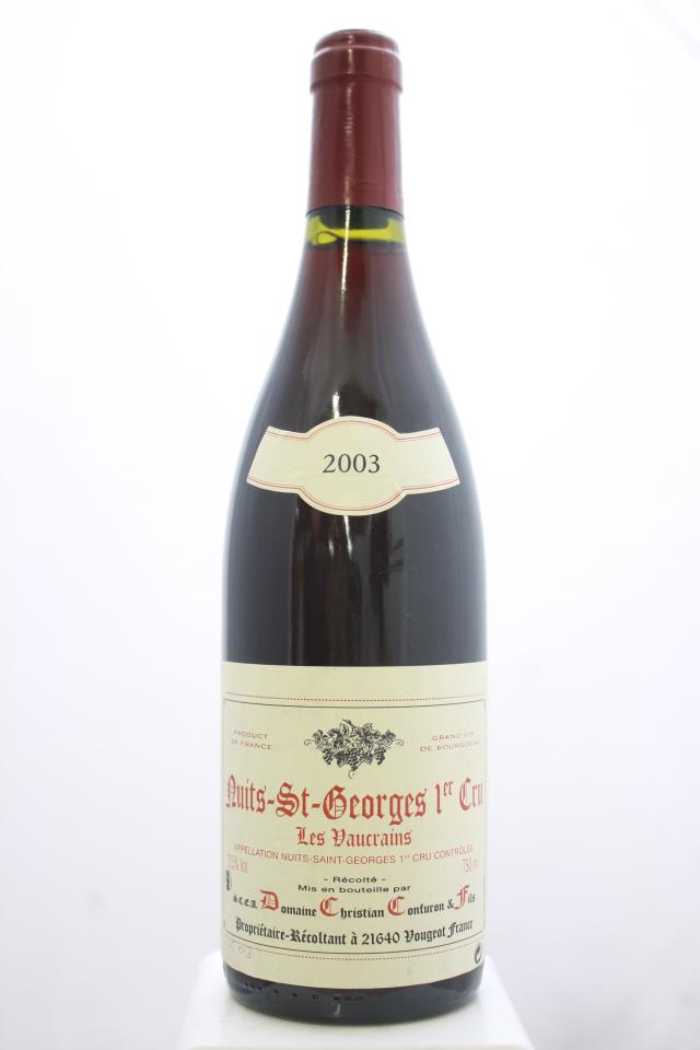 Christian Confuron Nuits-Saint-Georges Les Vaucrains 2003