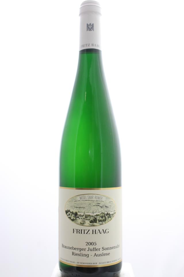 Fritz Haag Brauneberger Juffer-Sonnenuhr Riesling Auslese #6 2005