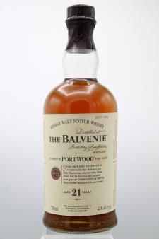The Balvenie Malt Scotch Whisky Finished In Portwood Port Casks 21-Years-Old NV