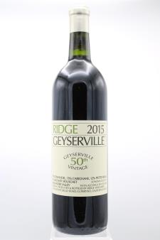 Ridge Vineyards Proprietary Red Geyserville 50th Vintage 2015