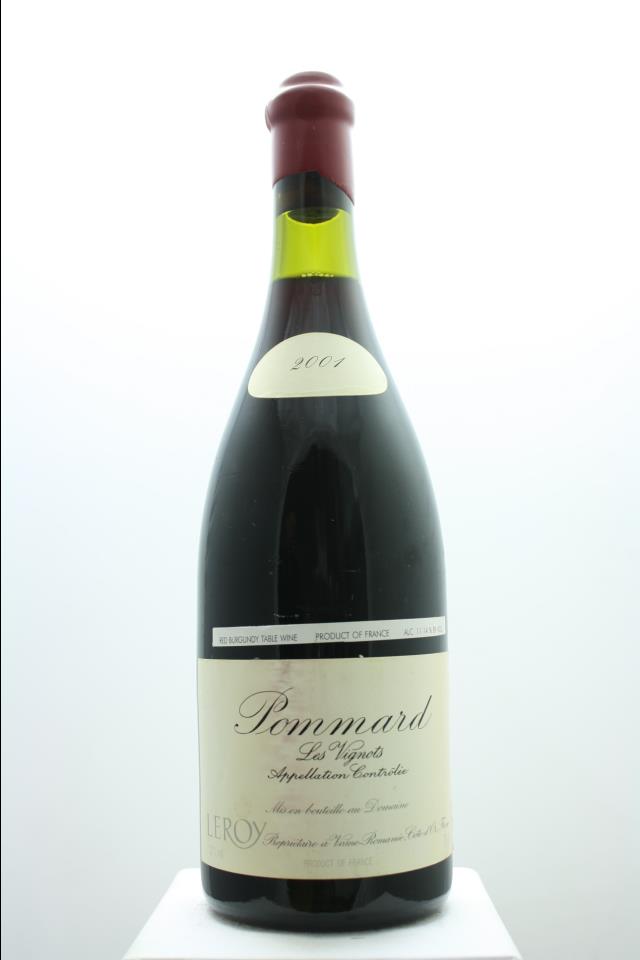 Domaine Leroy Pommard Les Vignots 2001