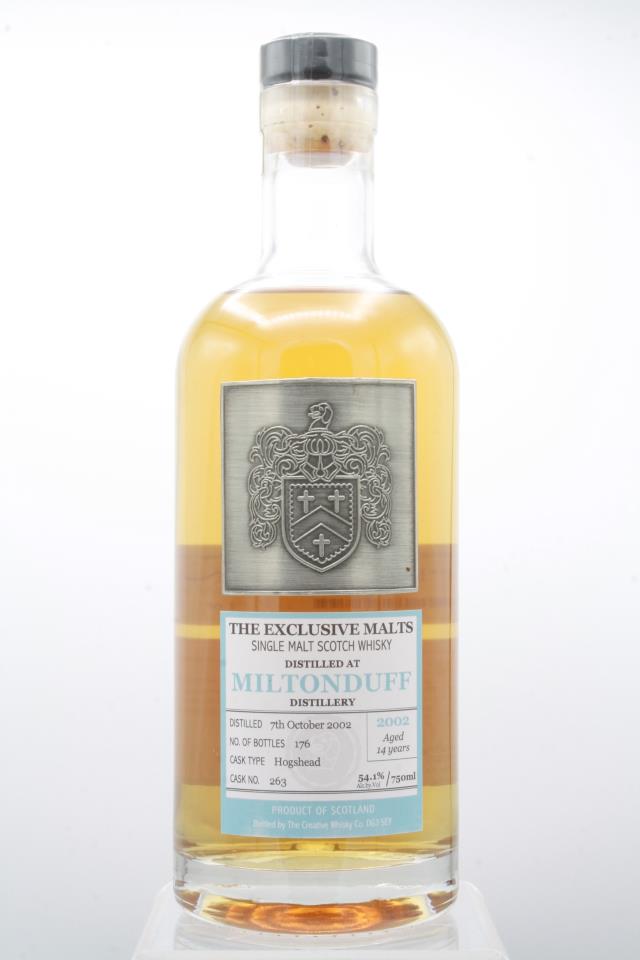 Miltonduff Distillery Single Malt Whiskey 2002