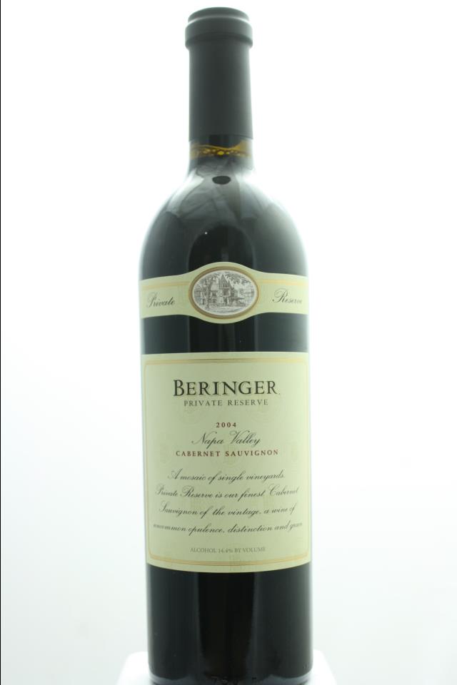 Beringer Vineyards Cabernet Sauvignon Private Reserve 2004