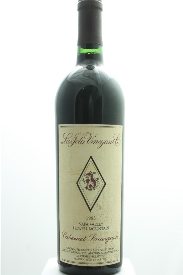La Jota Vineyard Cabernet Sauvignon 1985