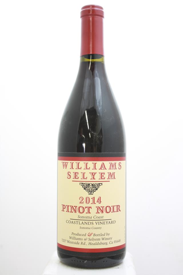 Williams Selyem Pinot Noir Coastlands Vineyard 2014