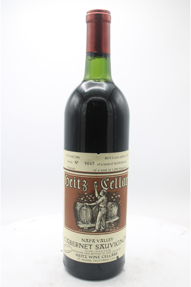 Heitz Cellar Cabernet Sauvignon Martha`s Vineyard 1981