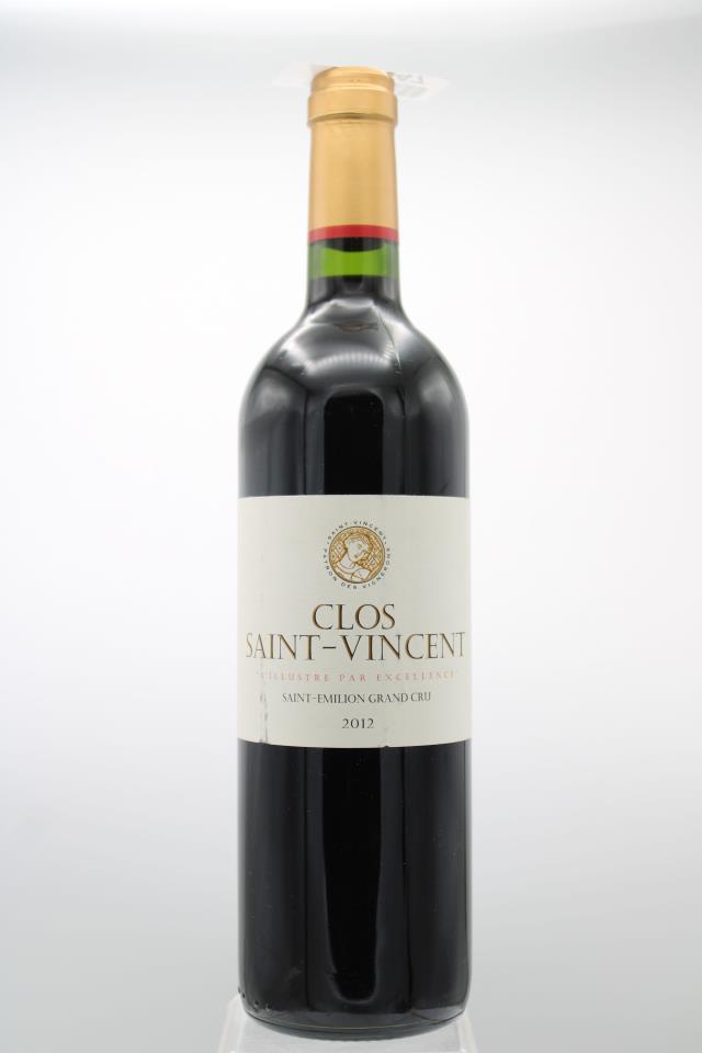 Clos Saint Vincent 2012