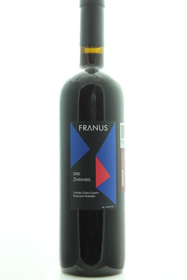 Franus Zinfandel Planchon Vineyard 2000
