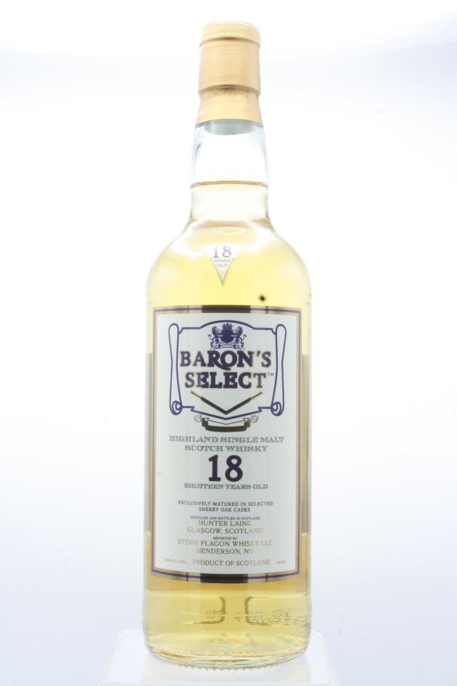 Baron's Select Highland Single Malt Scotch Whisky 18-Year-Old NV