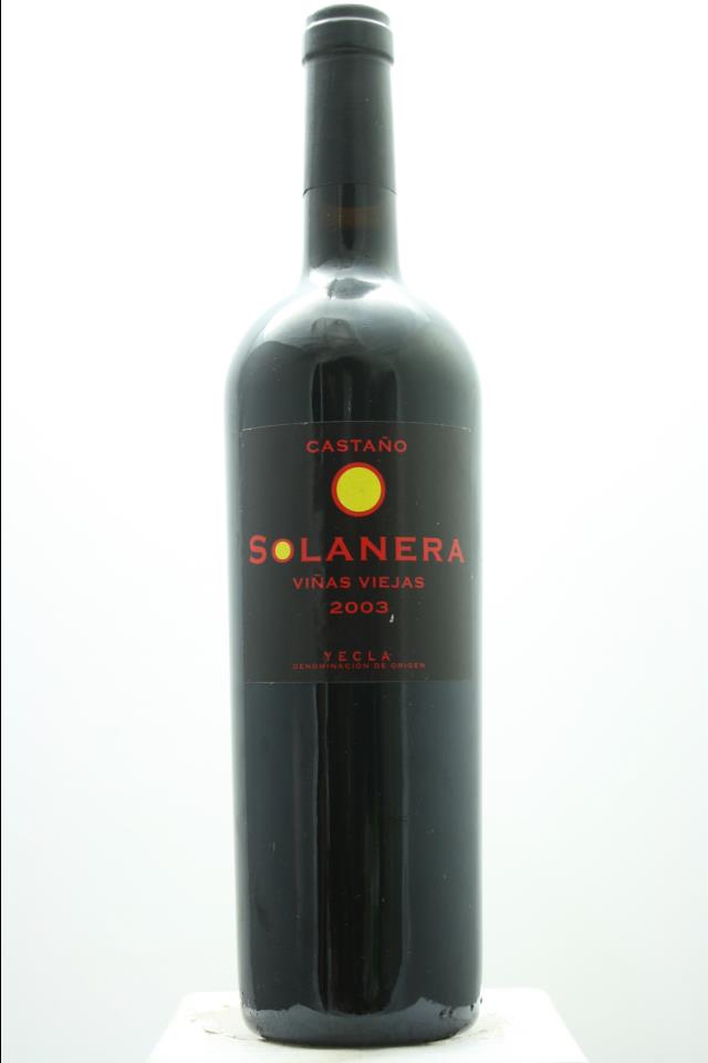 Bodegas Castaño Solanera Viñas Viejas 2003