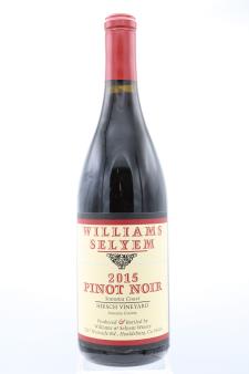 Williams Selyem Pinot Noir Hirsch Vineyard 2015
