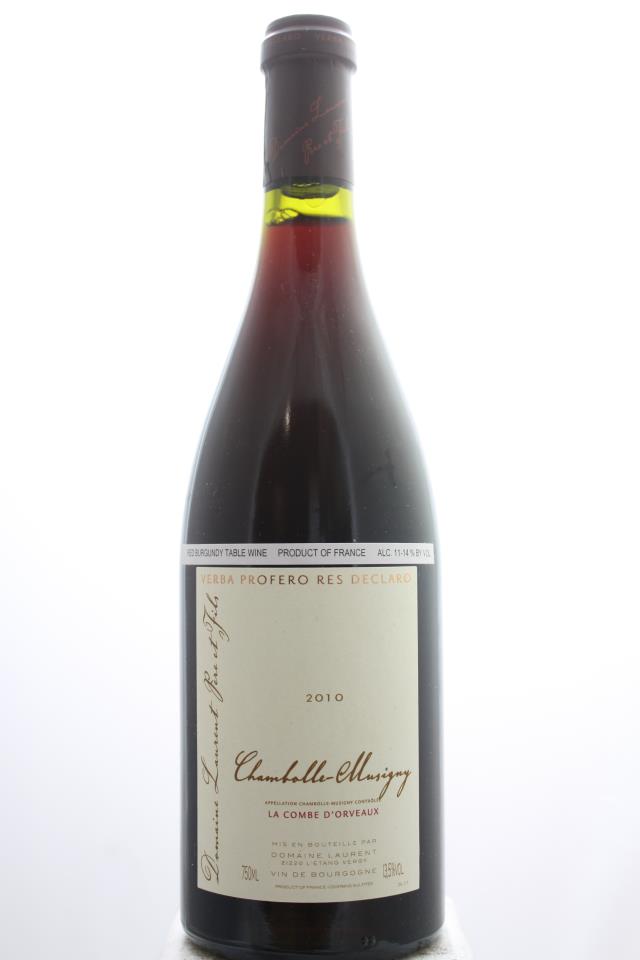 Domaine Laurent Chambolle-Musigny La Combe d'Orveaux 2010