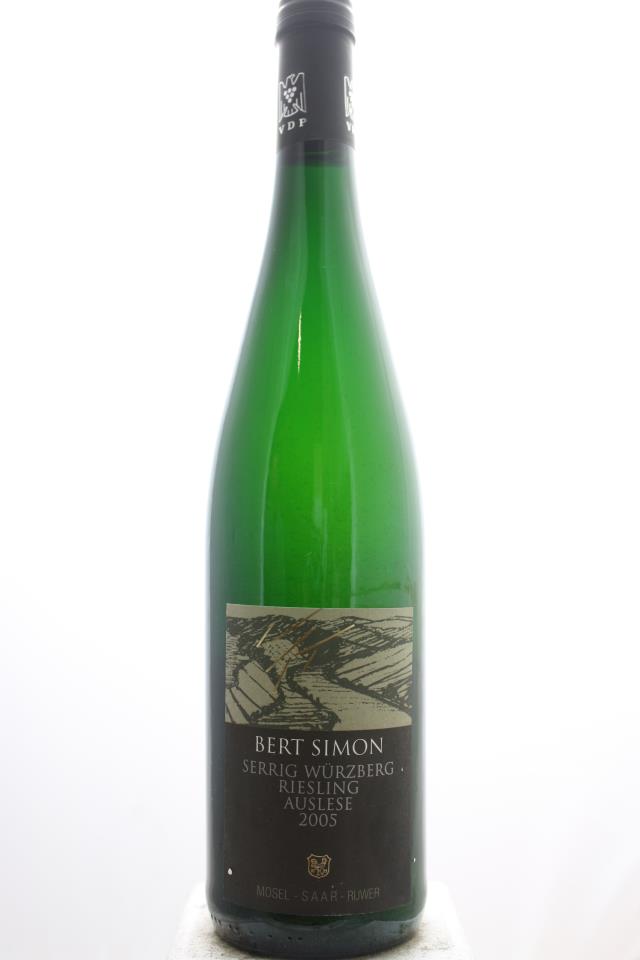Bert Simon Serrig Würzberg Riesling Auslese #3 2005