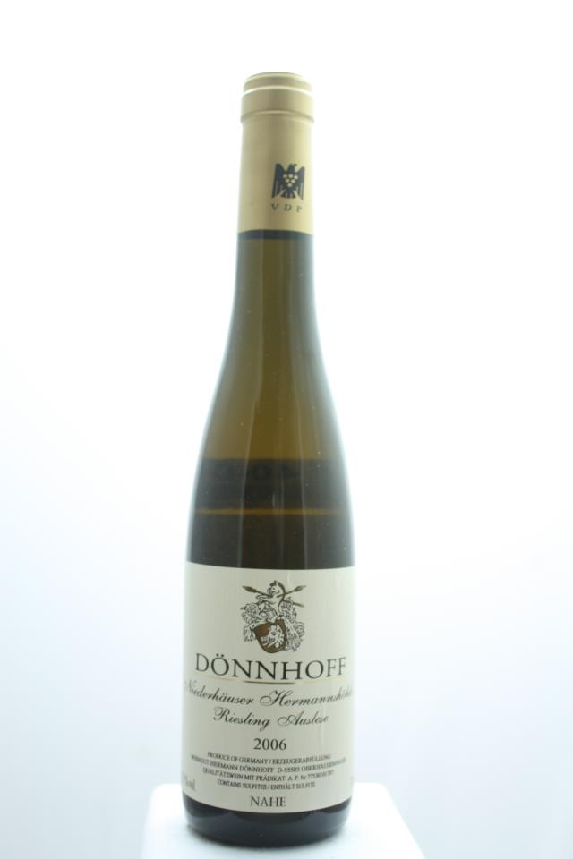Dönnhoff Niederhäuser Hermannshöhle Riesling Auslese Goldkapsel #17 2006