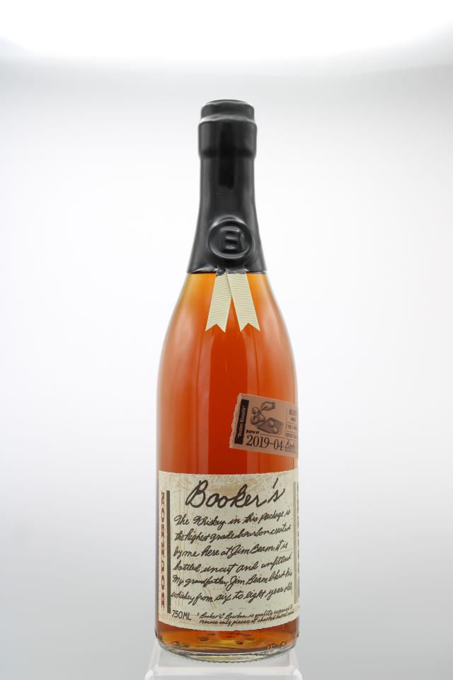 Booker's Kentucky Straight Bourbon Whisky Beaten Biscuits Batch 2019-04 NV