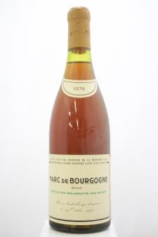 Domaine de la Romanée-Conti Marc de Bourgogne 1978