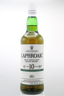 Laphroaig Islay Single Malt Scotch Whisky Original Cask Strength 10-Years-Old NV