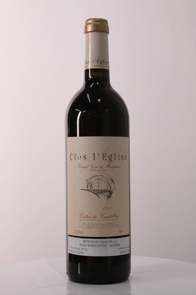 Clos l`Eglise Cote de Castillon 2000