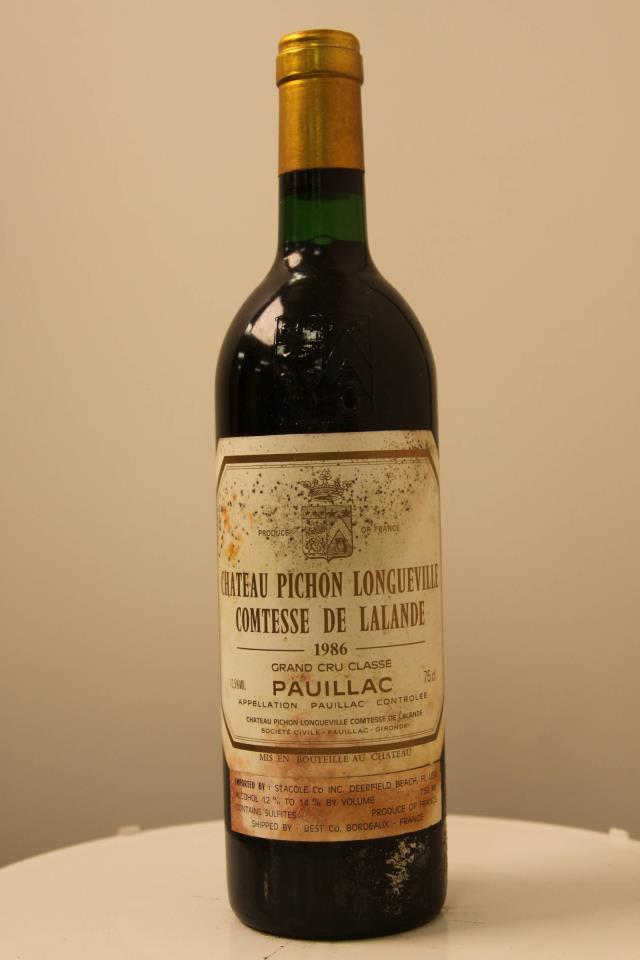 Château Pichon Lalande 1986
