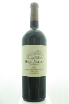 High Valley Vineyard Cabernet Sauvignon 2012
