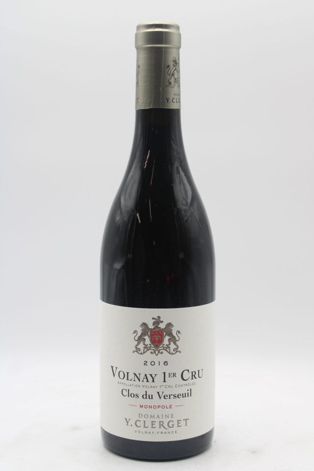 Y. Clerget Volnay Clos du Verseuil 2016