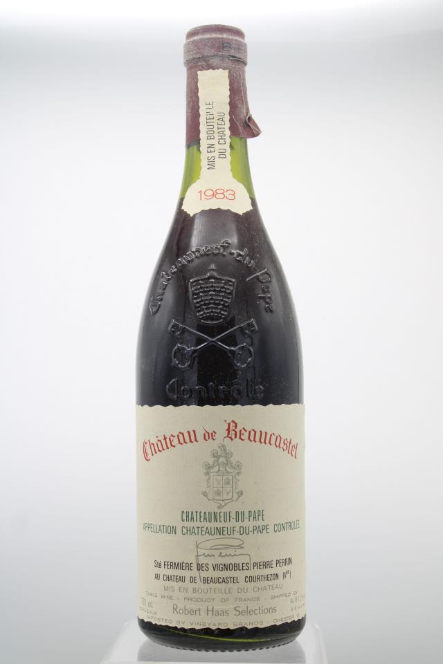 Beaucastel Chateauneuf du Pape 1983