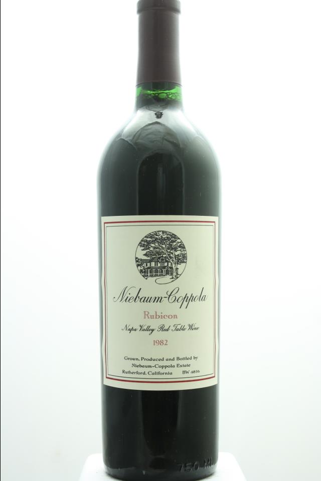 Niebaum-Coppola Estate Proprietary Red Rubicon 1982