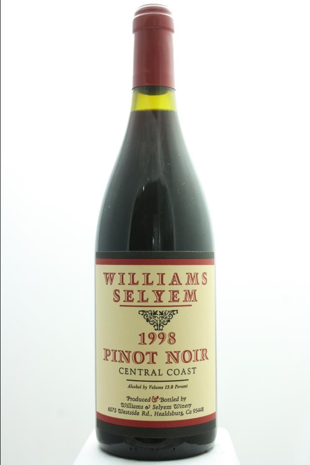 Williams Selyem Pinot Noir Central Coast 1998