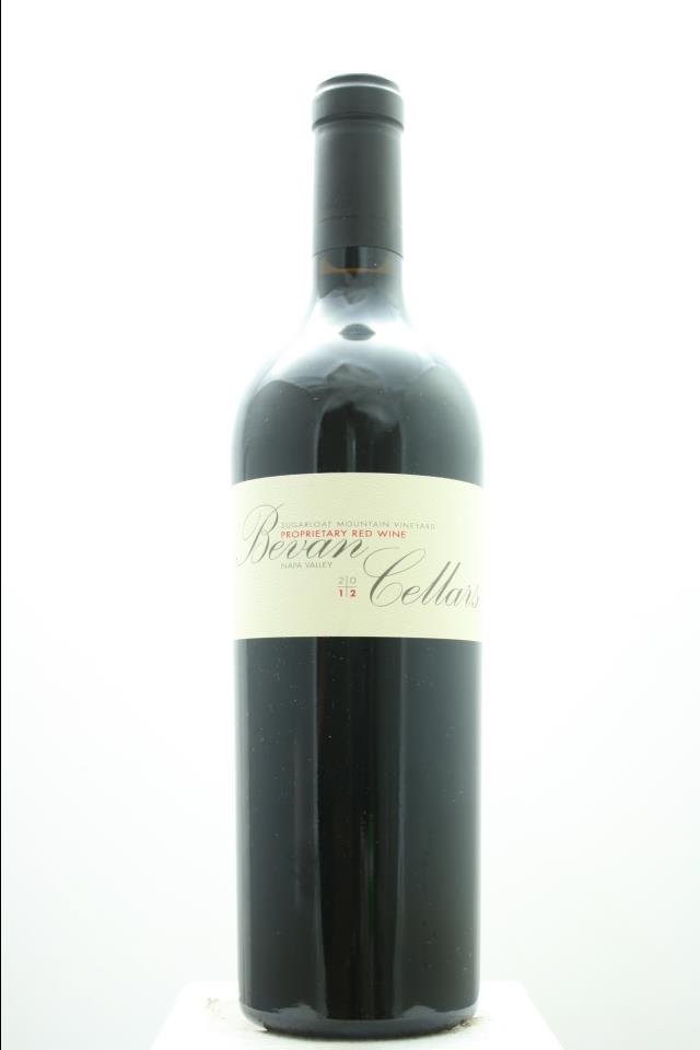 Bevan Cellars Proprietary Red Sugarloaf Mountain Vineyard 2012